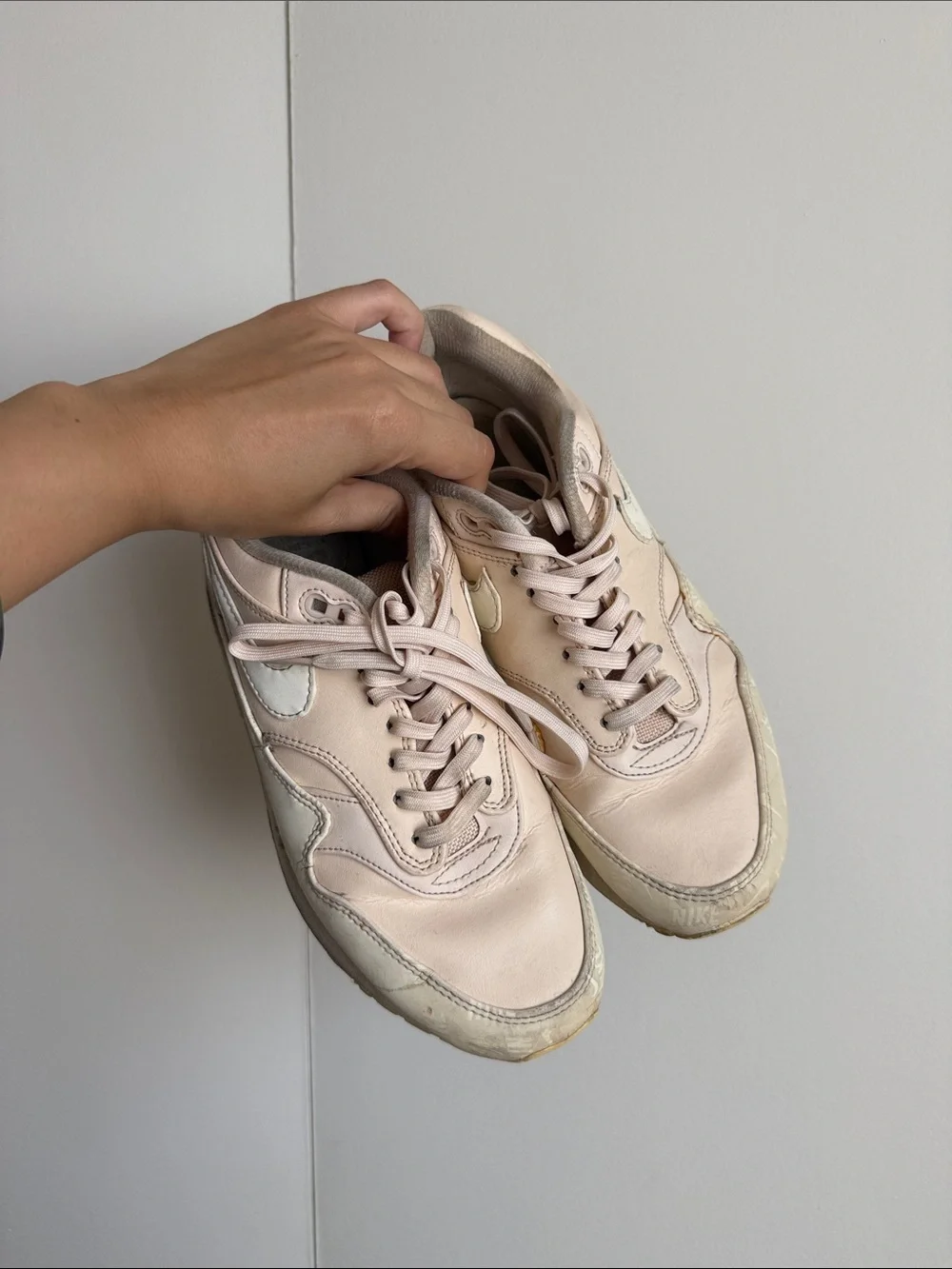 Nike Women’s Low-Top Sneakers in Blush and White